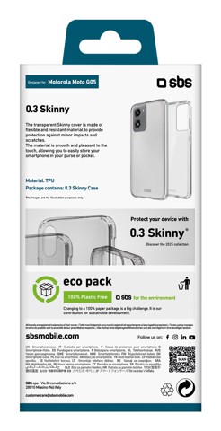 SBS Skinny  Cover Trasparente MOTOROLA G05 