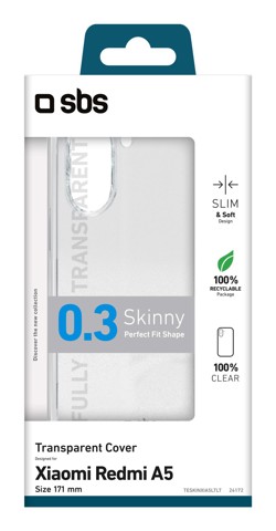 SBS Skinny Cover Trasparente redmi a5