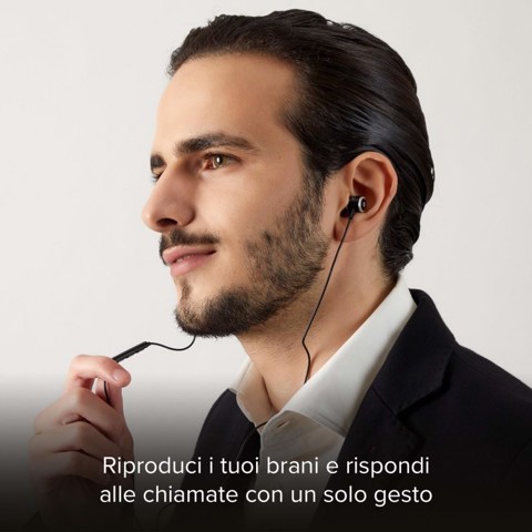 SBS Studio Mix 100c - Auricolari con filo stereo e connettore USB-C
