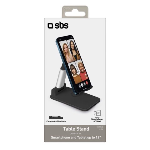 SBS Supporto da tavolo pieghevole per smartphone e tablet