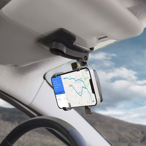 SBS Supporto orientabile per auto con gancio per smartphone fino a 7"