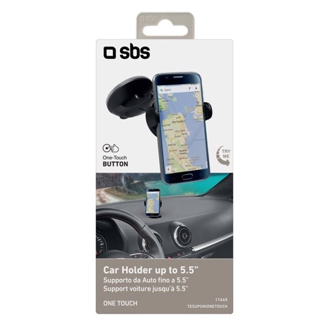 SBS Supporto universale da auto per smartphone fino a 5,5"