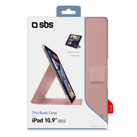 SBS TABKPROIPAD22P custodia per tablet 27,7 cm (10.9") Cover Rosa