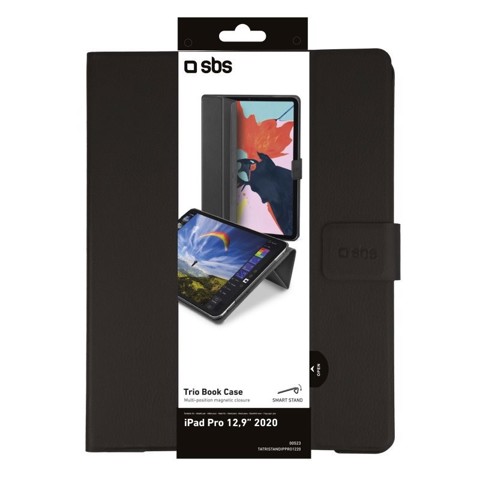 SBS TATRISTANDIPPRO1220 custodia per tablet 32,8 cm (12.9") Custodia a libro Nero