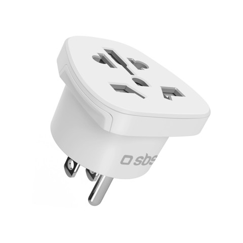 SBS TEADAPTUSWORLD adattatore per presa di corrente Tipo B Universale Bianco