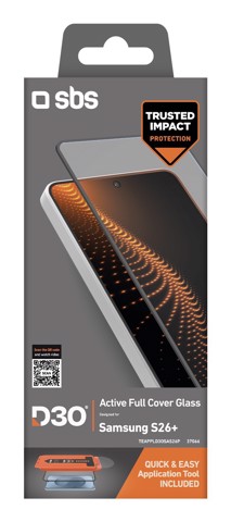 SBS TEAPPLD3OSAS26P protezione per lo schermo e il retro dei telefoni cellulari Pellicola proteggischermo trasparente Samsung 1 pz