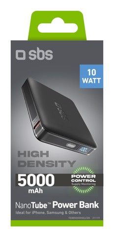 SBS TEBB5000HDLCDK batteria portatile Polimeri di litio (LiPo) 5000 mAh Nero