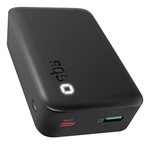 SBS TEBBCT20000PDLDK batteria portatile Polimeri di litio (LiPo) 20000 mAh Nero