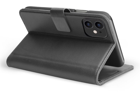 SBS TEBKLEATIP12K custodia per cellulare 13,7 cm (5.4") Custodia a borsellino Nero