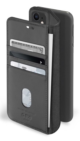 SBS TEBKLEATIP12K custodia per cellulare 13,7 cm (5.4") Custodia a borsellino Nero