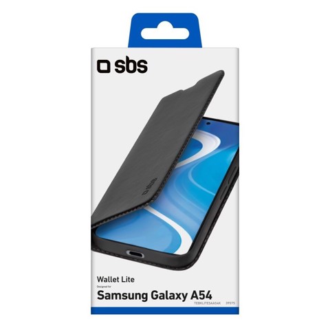 SBS TEBKLITESAA54K Wallet lite per samsung GALAXY A54 Nero