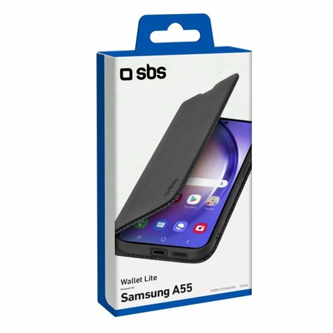 SBS TEBKLITESAA55K Cover wallet lite samsung a55 Nero
