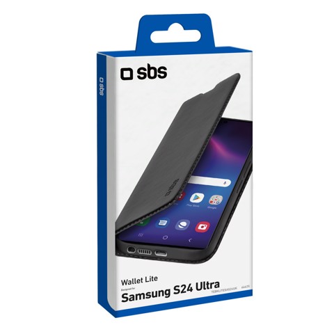 SBS TEBKLITESAS24UK custodia per cellulare 17,3 cm (6.8") Custodia a borsellino Nero