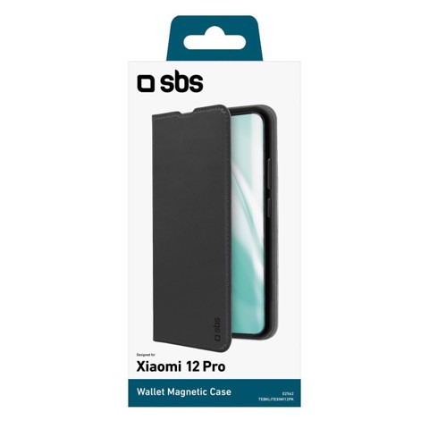 SBS TEBKLITEXIMI12PK custodia per cellulare 17,1 cm (6.73") Custodia a borsellino Nero