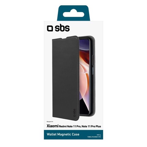 SBS TEBKLITEXIRNO11PK custodia per cellulare 16,9 cm (6.67") Custodia a borsellino Nero