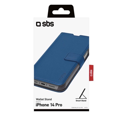 SBS TEBKWALIP1461PB custodia per cellulare 15,5 cm (6.1") Custodia a borsellino Blu