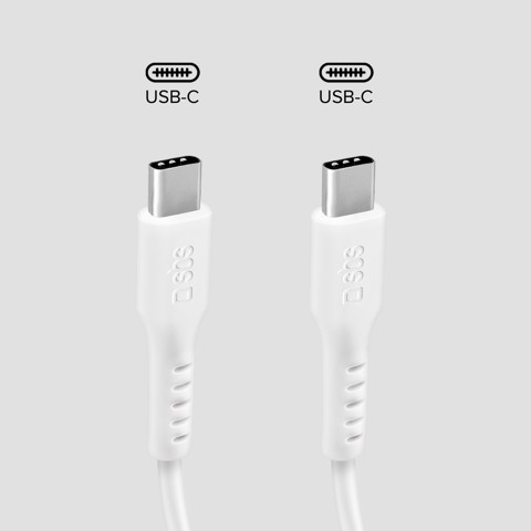 SBS TECABLETCC10W cavo USB USB 2.0 1 m USB C Bianco