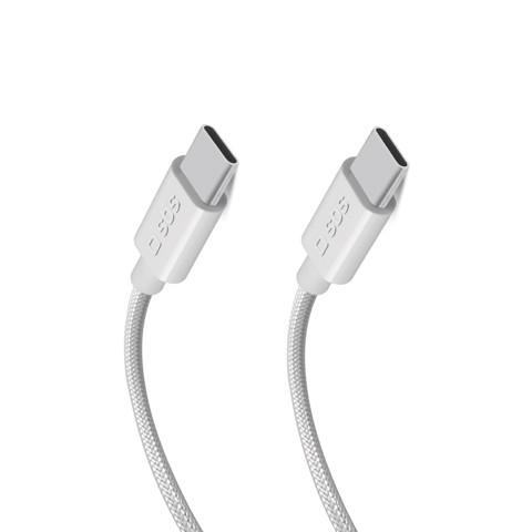 SBS TECABLETISSUE2G cavo USB 2 m USB C 60 W Grigio