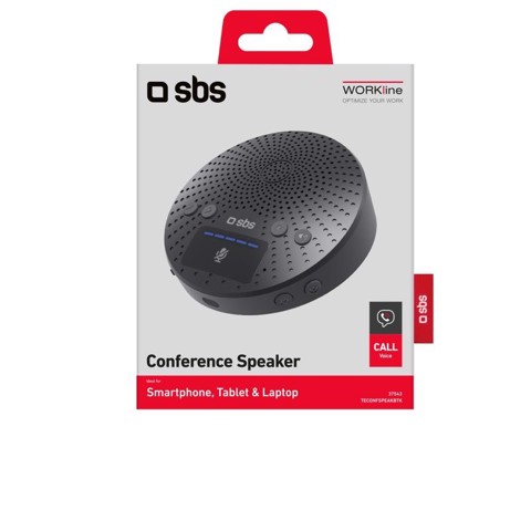 SBS TECONFSPEAKBTK microfono Bluetooth Nero 5.3