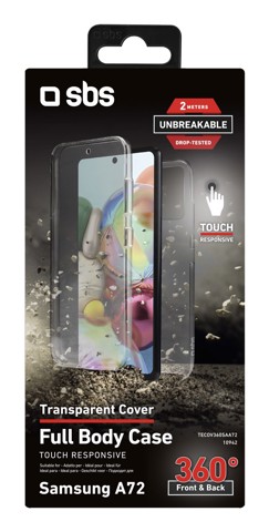 SBS TECOV360SAA72 custodia per cellulare 17 cm (6.7") Cover Trasparente