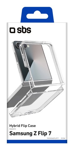 SBS TECOVSAZFLIP7T custodia per cellulare 17,5 cm (6.9") Cover Trasparente
