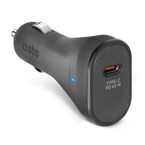 SBS TECRPD65W Caricabatterie per dispositivi mobili Telefono cellulare, Smartphone, Tablet Nero Accendisigari Ricarica rapida Auto
