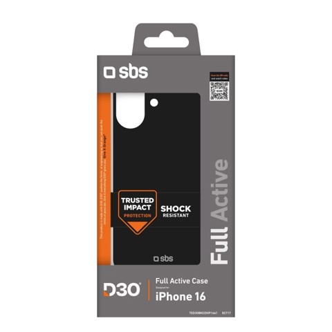 SBS TED3OBKCOVIP1661 custodia per cellulare iphone 16 Nero