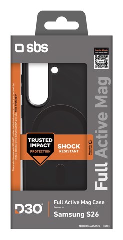 SBS TED3OBKMAGSA26 custodia per cellulare 16 cm (6.3") Cover Nero