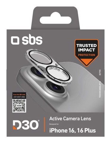 SBS TED3OCAMGLIP16 Protezione per obiettivo della fotocamera iphone 16 1 pz