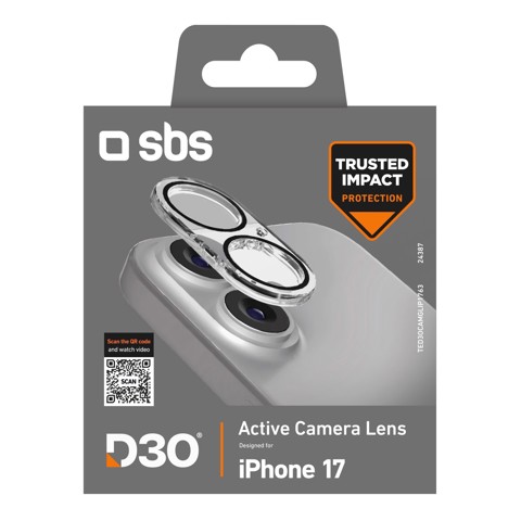 SBS TED3OCAMGLIP1763 Protezione per obiettivo della fotocamera iphone 17 1 pz
