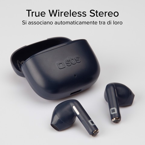 SBS TEEARTWSGOPODSG cuffia e auricolare True Wireless Stereo (TWS) In-ear Musica e Chiamate Bluetooth Grigio