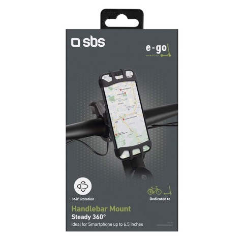 SBS TEERIDEHOLD360 supporto per personal communication Supporto passivo Telefono cellulare/smartphone Nero