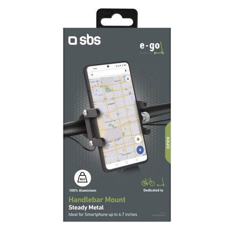 SBS TEERIDEMETAL supporto per personal communication Supporto passivo Telefono cellulare/smartphone Nero