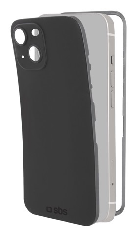 SBS TEGL360IP1354K custodia per cellulare 13,7 cm (5.4") Cover Nero, Trasparente