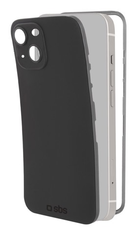 SBS TEGL360IP1361K custodia per cellulare 15,5 cm (6.1") Cover Nero, Trasparente