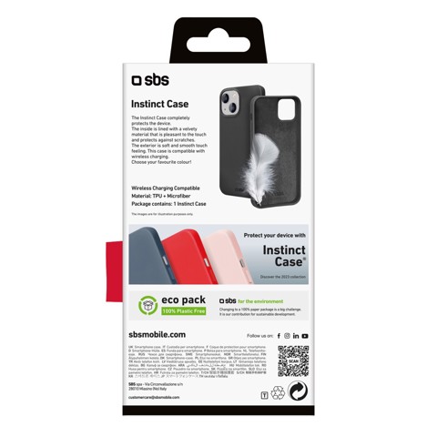 SBS TEINSTIP1561K custodia per cellulare 15,5 cm (6.1") Cover Nero