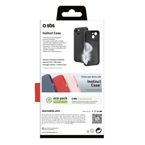 SBS TEINSTIP1567K custodia per cellulare 17 cm (6.7") Cover Nero