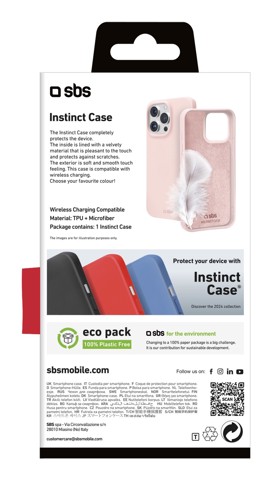 SBS TEINSTIP1661PP custodia per cellulare 16 cm (6.3") Cover Rosa