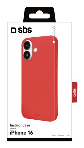 SBS TEINSTIP1661R custodia per cellulare 15,5 cm (6.1") Cover Rosso