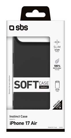 SBS TEINSTIP1766K custodia per cellulare 16,8 cm (6.6") Cover Nero