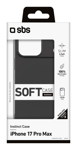 SBS TEINSTIP1769K Cover Nero iphone 17 promax