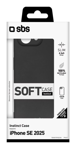 SBS TEINSTIPSE25K custodia per cellulare 15,4 cm (6.06") Cover Nero