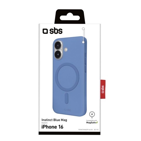 SBS TEINSTMAGIP1661B  Cover Blu iphone 16 magsafe