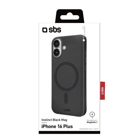 SBS TEINSTMAGIP1667K Cover Nero iphone 16 plus