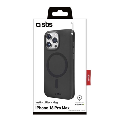 SBS TEINSTMAGIP1667PK Cover Nero iphone 16 pro