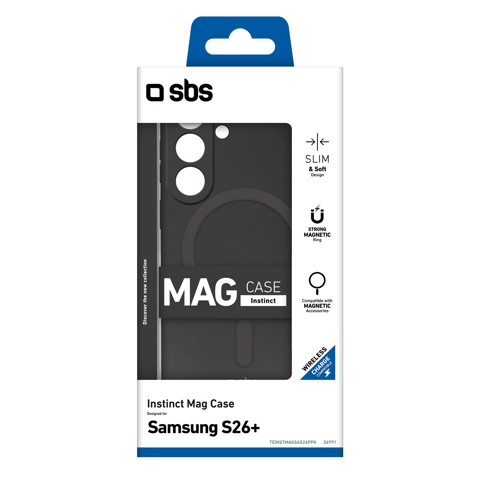 SBS TEINSTMAGSAS26PP custodia per cellulare 17 cm (6.7") Cover Nero