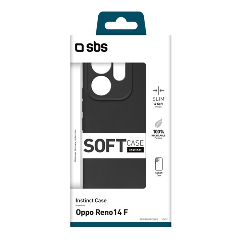 SBS TEINSTOPRE14FK  Cover Nero oppo reno14f