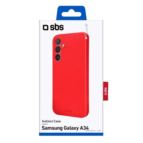 SBS TEINSTSAA34R custodia per cellulare 16,8 cm (6.6") Cover Rosso