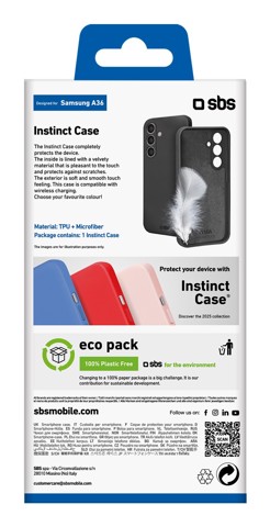 SBS TEINSTSAA36K Cover Nero SAMSUNG GALAXY A 36