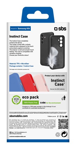 SBS TEINSTSAA56B Cover Nero SAMSUNG GALAXY A 56 